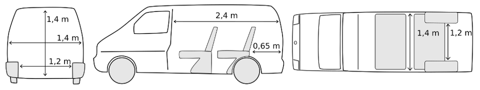 9-Sitzer Carla Innenraum